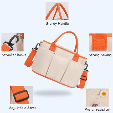 Large Diaper Bag Tote – Waterproof Travel Mommy Bag – Maternity Hospital & Weekender Bag for Baby Essentials