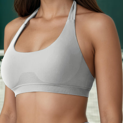 High-Impact Running Sports Bra – Moisture-Wicking Workout Top – Full Support Wireless Gym Bra for HIIT, Cardio & Athletics