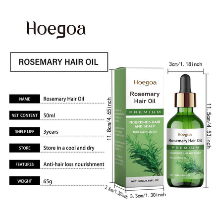 Pure Rosemary Hair Growth Oil – Strengthens, Softens & Nourishes