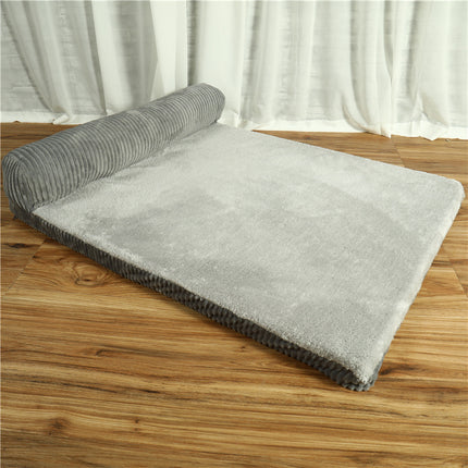 Calming Dog Bed & Cat Bed – Ultra Soft Plush Donut Cuddler – Self-Warming Washable Pet Bed for Improved Sleep & Anxiety Relief