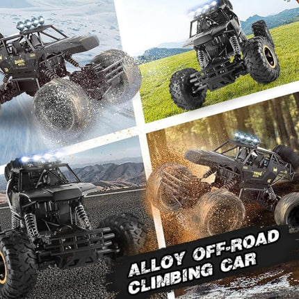 4DRC Rock Track Off-Road RC Crawler – 4WD Rechargeable Monster Truck – All-Terrain Remote Control Climbing Car for Kids & Adults