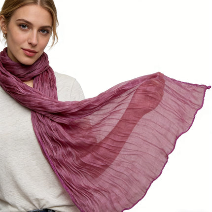 Minimalist Ultra-Skinny Layering Scarf – Lightweight Soft Knit Neck Wrap for Professional Office Wear and Casual Outfits