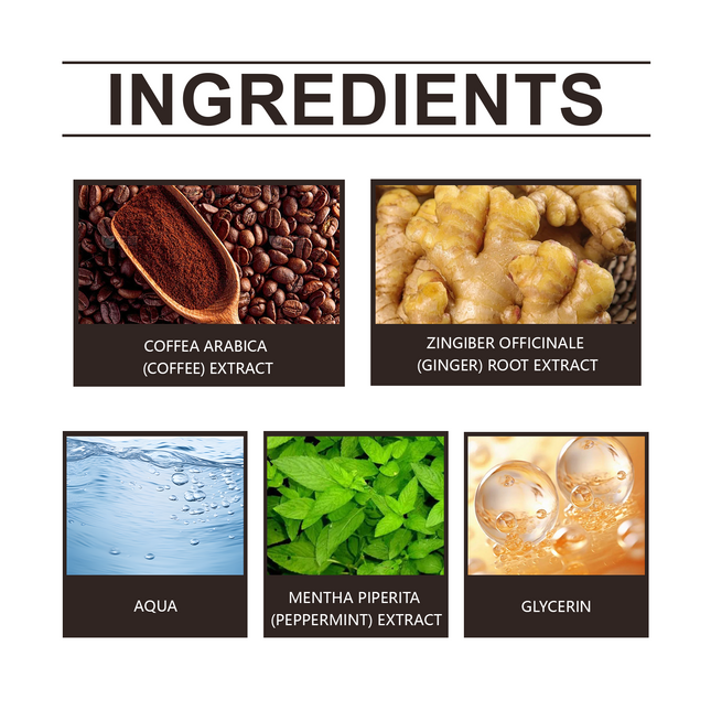 Firming body cream displayed in a product information graphic