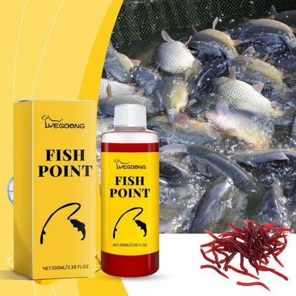 Yegebang Red Worm Liquid Attractant – High Concentration Fish Bait Additive – Natural Scent Stimulant for Carp, Tilapia, and Trout