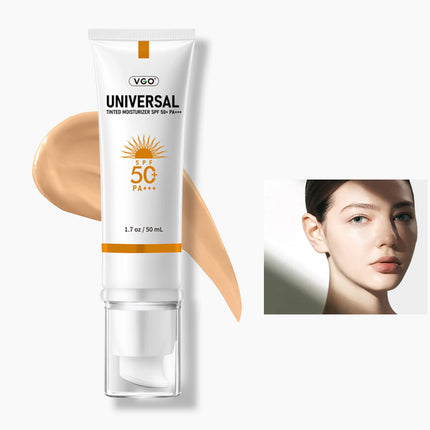 Universal Tinted Moisturizer with SPF 46 - Lightweight Mineral Sunscreen & Face Tint - Oil-Free Hydrating Formula for All Skin Types - 50ml