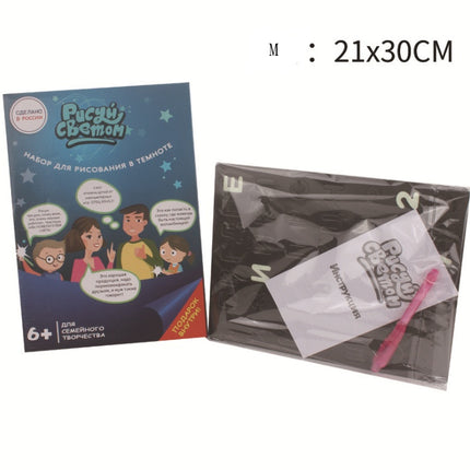 3D Magic Drawing Pad for Kids – LED Light-Up Glow Board with 8 Light Effects – Creative Educational Sketchpad Gift