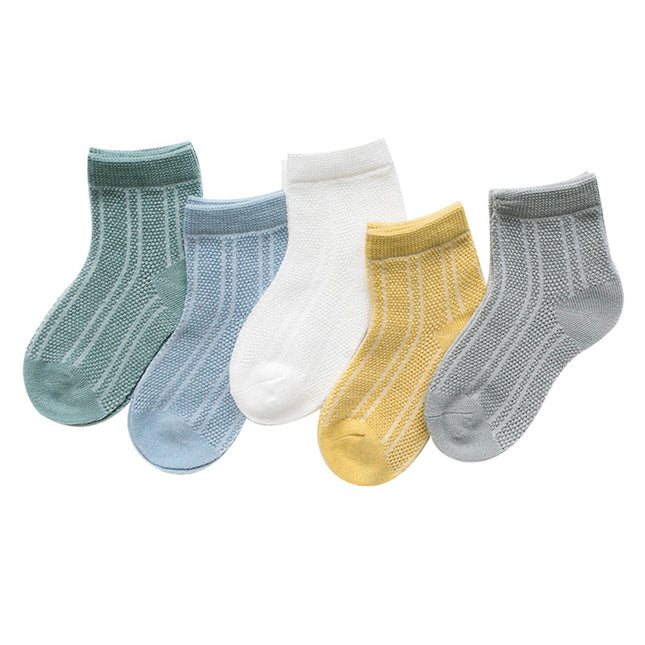 Ultra-Soft Breathable Baby Socks – Premium Cotton Rich Daily Socks – Non-Slip Comfort Fit for Infants & Toddlers