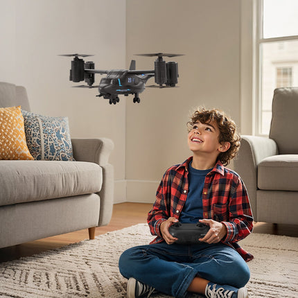 4-Channel RC Helicopter for Kids – Remote Control Aircraft with LED Wing Lights – One-Key Takeoff & Landing – Perfect Birthday Gift for Boys & Girls