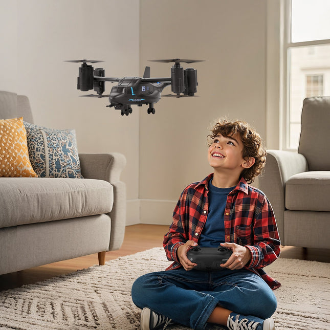 4-Channel RC Helicopter for Kids – Remote Control Aircraft with LED Wing Lights – One-Key Takeoff & Landing – Perfect Birthday Gift for Boys & Girls