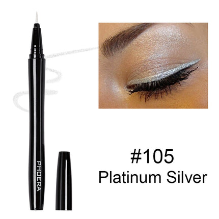 Phoera Pro-Flow Precision Eyeliner – Smudge-Proof Ink Technology