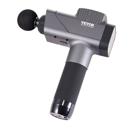 VEVOR Professional Deep Tissue Massage Gun – 16V High-Torque Percussion Massager – 6 Heads & 8 Speeds – Powerful Recovery Tool for Athletes