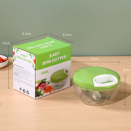 Easy-Twist Garlic Slicer & Press – No-Smell Handheld Garlic Crusher – Portable Manual Slicer for Garlic, Ginger, and Nuts