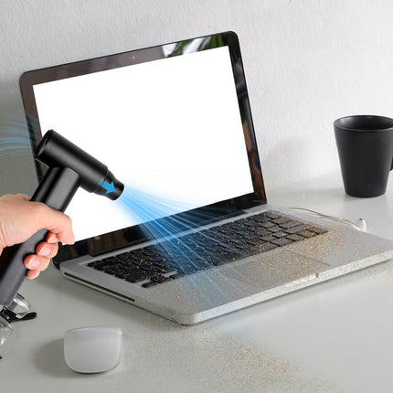 250,000 RPM Ultra-Powerful Jet Dry Blower – Brushless Motor Electric Air Duster – Stepless Variable Speed Cordless Vacuum & Blower for PC, Car & Home