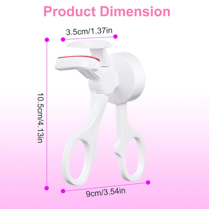 Anti-Burn Electric Lash Curler with Comb – Fast Heat-Up & All Eye Shapes Design