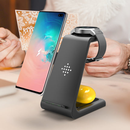 3-in-1 Fast Wireless Charging Station – Foldable Magnetic Charging Dock for iPhone, Apple Watch & AirPods – Universal Quick Charge Stand