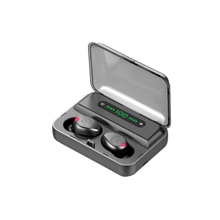 4-in-1 Bluetooth 5.3 Earbuds – 3500mAh Power Bank Case – LED Display & Phone Stand – IPX7 Waterproof Sport Headphones