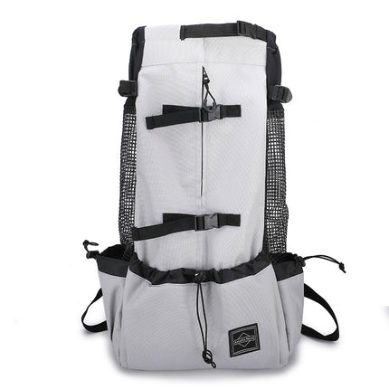 Hands-Free Dog Carrier Backpack – Legs Out Front-Facing Pet Carrier – Breathable & Adjustable Travel Bag for Small & Medium Dogs & Cats
