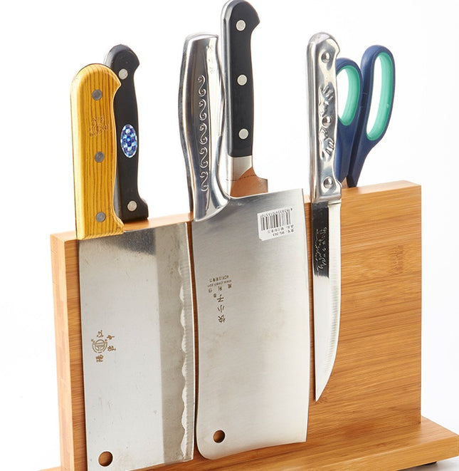 Magnetic Knife Holder for Kitchen Wall – Powerful Magnetic Strip for Knives & Metal Utensils – Space-Saving Stainless Steel Wall Mount Organizer
