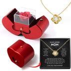 Necklace Gold Card Apple Box / English