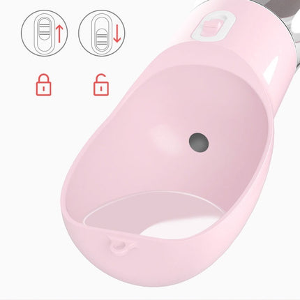 Portable Dog Water Bottle for Walking – Leak-Proof Pet Travel Dispenser – BPA-Free Food-Grade Drinking Bowl for Dogs & Cats