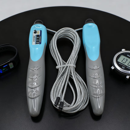 Digital Counter Jump Rope – Adjustable Skipping Rope with Automatic Counting – Speed Cardio Rope for Fitness, Boxing & Home Workout