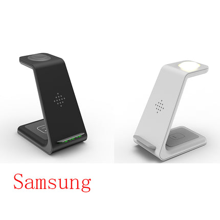 3-in-1 Fast Wireless Charging Station – Foldable Magnetic Charging Dock for iPhone, Apple Watch & AirPods – Universal Quick Charge Stand