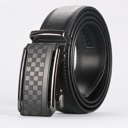Men's Micro-Adjustable Ratchet Belt for Dress or Casual Wear
