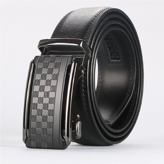 Men's Micro-Adjustable Ratchet Belt for Dress or Casual Wear
