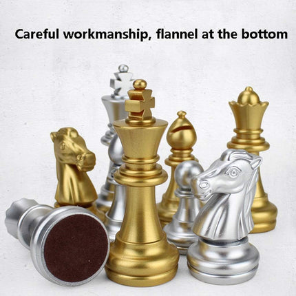Magnetic Travel Chess Set – 9.8-Inch Folding Portable Board Game with Gold & Silver Pieces for Kids, Adults & Beginners