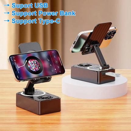 New Cell Phone Holder Stand With Bluetooth Speaker