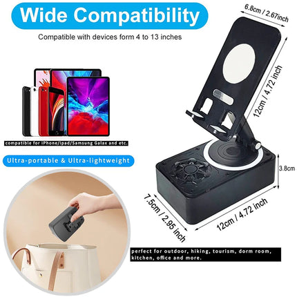 New Cell Phone Holder Stand With Bluetooth Speaker