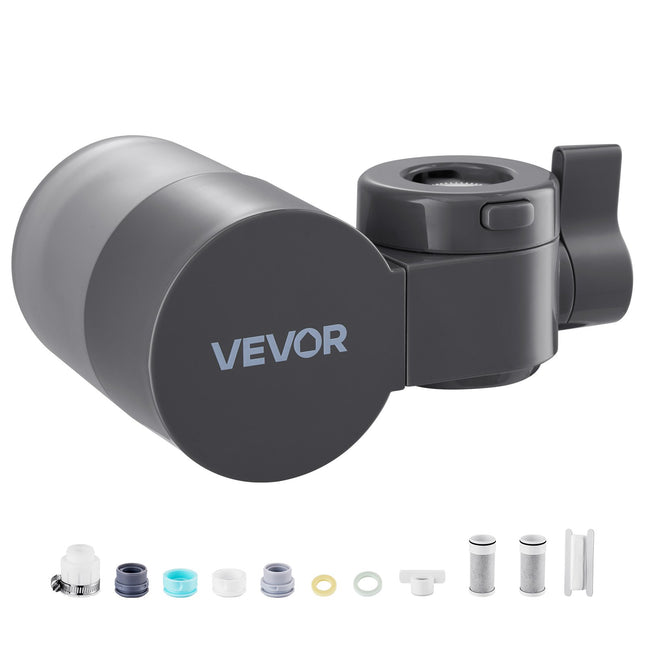 Eco-Friendly Faucet Water Filter (Gray) – Easy Installation Sink Purifier – Long-Lasting 7-Layer Ceramic Filtration for Healthy Living