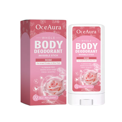 Oceaura™ Natural Rose Deodorant Stick – Long-Lasting Freshness & Odor Protection