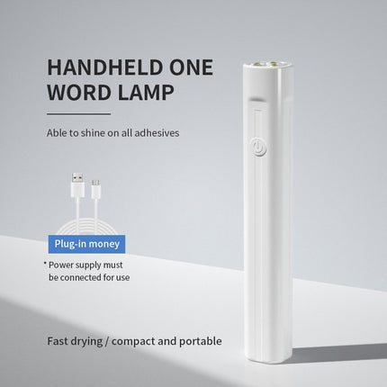 LuxeCure™ Portable LED Nail Lamp – Cordless Rechargeable Mini Dryer for Gel Nails