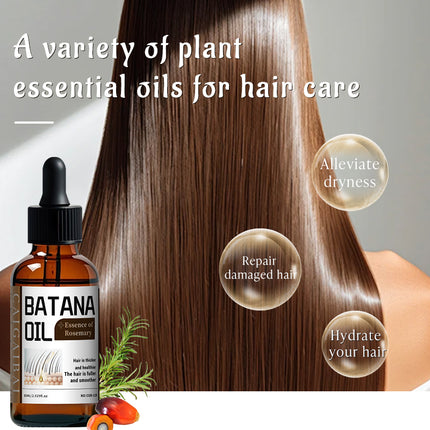 Mysense™ Organic Batana Oil Hair Growth Serum – With Castor & Coconut Oil