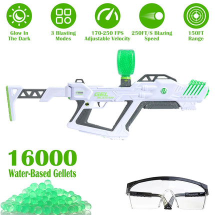 Surge XL Day ‘N Nite Edition Gel Blaster – High-Velocity 250 FPS – 150ft Range Tactic Gun with 15,000 Gellets (Day & Night)