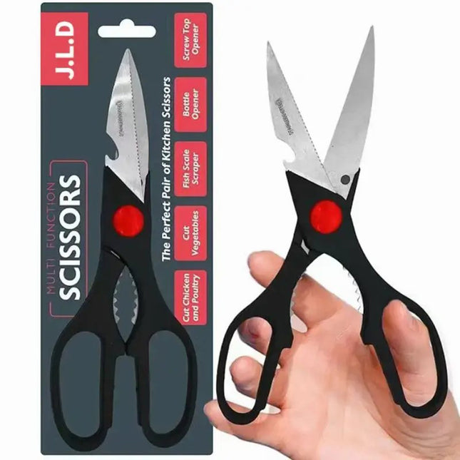ProCut™ Heavy Duty Stainless Steel Kitchen Scissors – All-in-One Food & Vegetable Slicing Tool