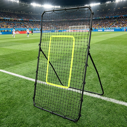 Multi-Sport Adjustable Rebounder Net – Heavy Duty Steel Frame Training Goal for Soccer, Baseball & Lacrosse Practice
