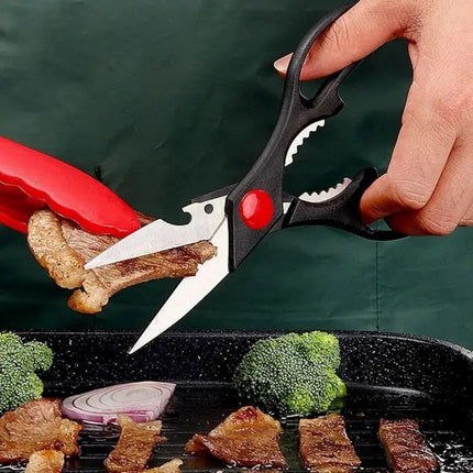 ProCut™ Heavy Duty Stainless Steel Kitchen Scissors – All-in-One Food & Vegetable Slicing Tool