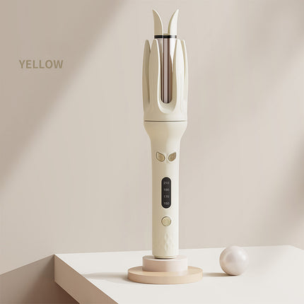 Anti-Scald Automatic Rotating Curling Iron – 4 Temp Modes for All Hair Textures