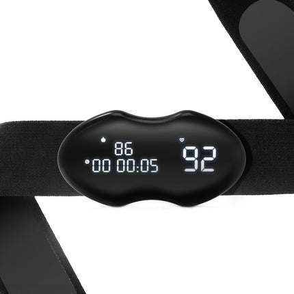High-Precision Heart Rate Monitor Chest Strap with LCD Display – Real-Time BPM & Calorie Tracker – Bluetooth & ANT+ Fitness Sensor