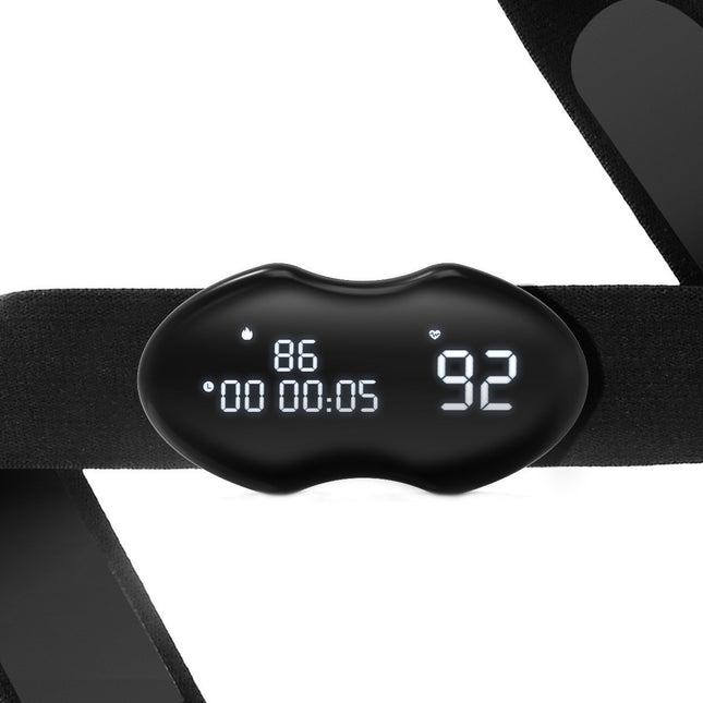 High-Precision Heart Rate Monitor Chest Strap with LCD Display – Real-Time BPM & Calorie Tracker – Bluetooth & ANT+ Fitness Sensor