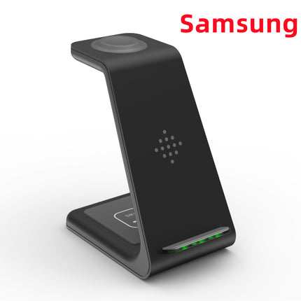 3-in-1 Fast Wireless Charging Station – Foldable Magnetic Charging Dock for iPhone, Apple Watch & AirPods – Universal Quick Charge Stand