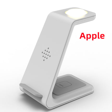 3-in-1 Fast Wireless Charging Station – Foldable Magnetic Charging Dock for iPhone, Apple Watch & AirPods – Universal Quick Charge Stand