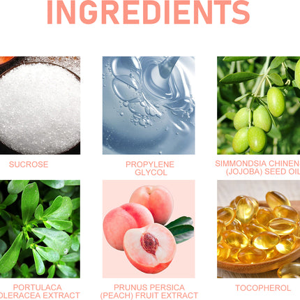 Lip Tone Perfecting Scrub – Peach Infused Exfoliator for Dark & Dry Lips