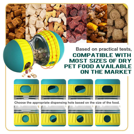 Adjustable Dog Puzzle Toy – Treat-Dispensing Ball & Slow Feeder – Interactive Enrichment Toy for Mental Stimulation & IQ Training