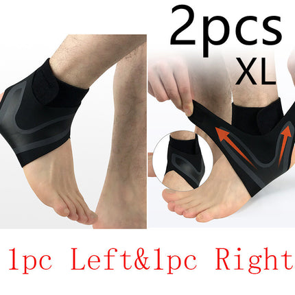 Professional Ankle Support Brace – Adjustable Compression Ankle Sleeve for Sports – Breathable Foot Stabilizer for Running, Basketball & Injury Recovery