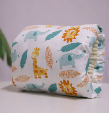 Adjustable Baby Nursing Arm Pillow – Portable Breastfeeding Support Cushion – Soft Cotton Washable Arm Pad for Infant Feeding