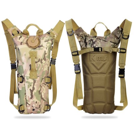 3L Tactical Hydration Pack with Water Bladder – Adjustable Military-Grade Hydration Backpack – Leakproof Water Bag for Hiking, Cycling & Running