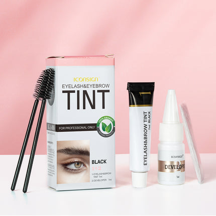 Iconsign Professional Eyelash & Brow Tint Kit – Long-Lasting Dye System